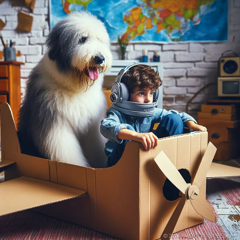 Herding Dogs Old English Sheepdog puppy 60939