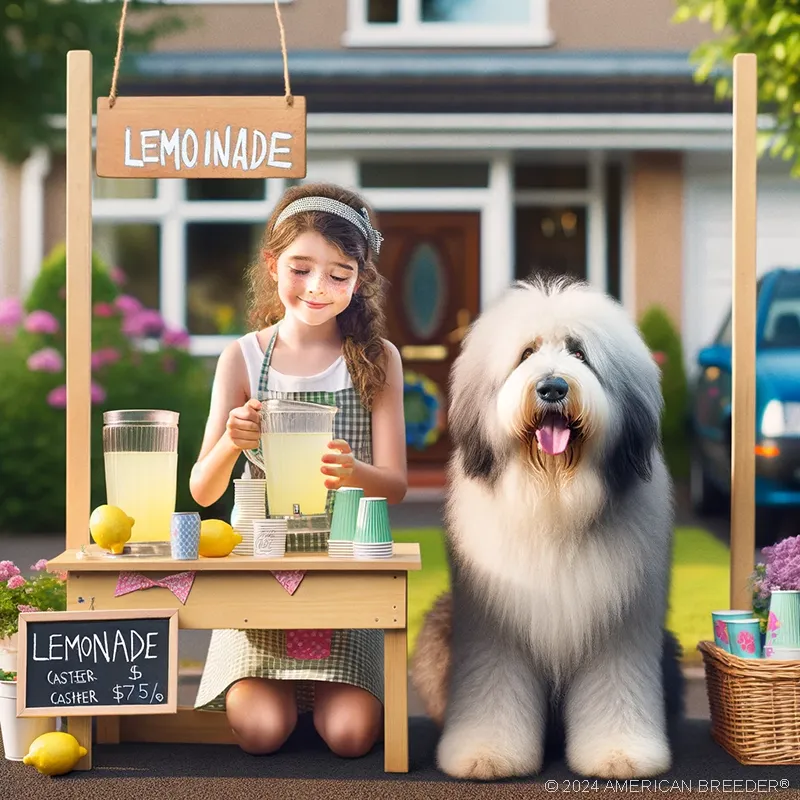 Herding Dogs Old English Sheepdog puppy 60939