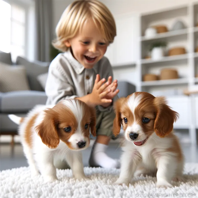Miscellaneous Dogs Nederlandse Kooikerhondje Puppy 101428