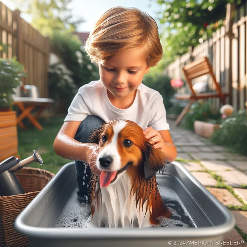 Miscellaneous Dogs Nederlandse Kooikerhondje Puppy 51434