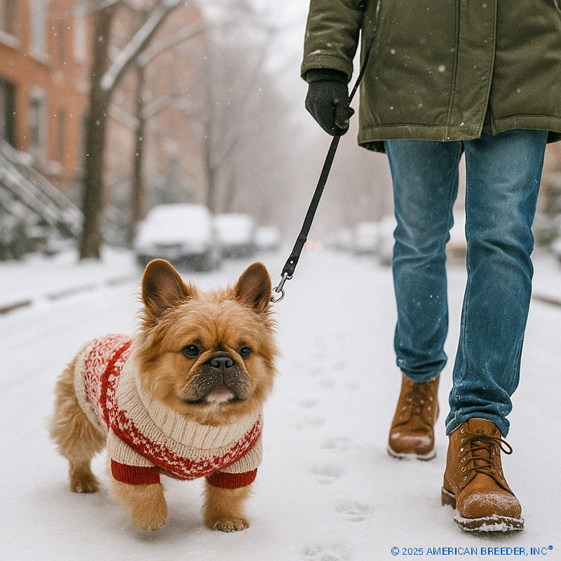 Fluffy Frenchie exercise needs