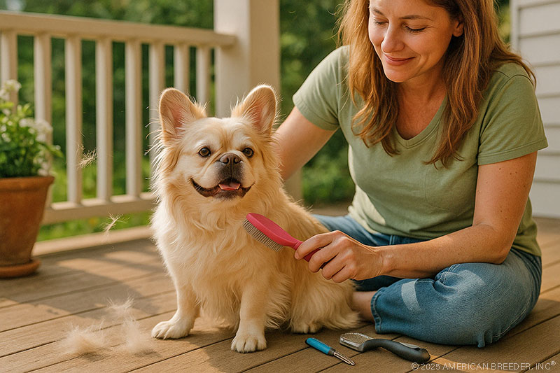 Fluffy Frenchie grooming tips