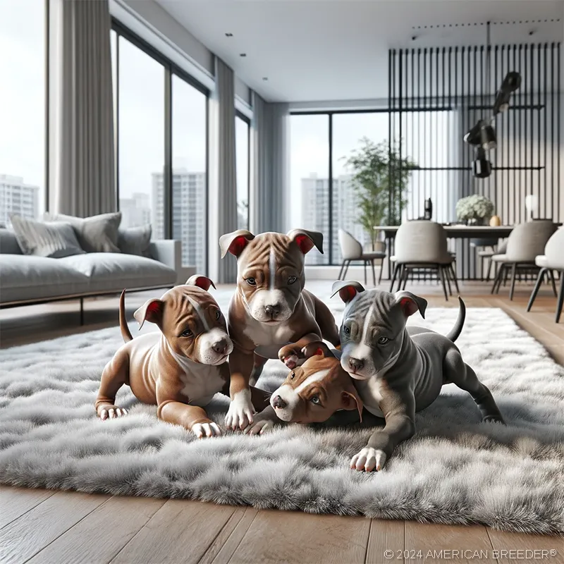 Terrier Dogs American Pit Bull Terrier Puppy 92406