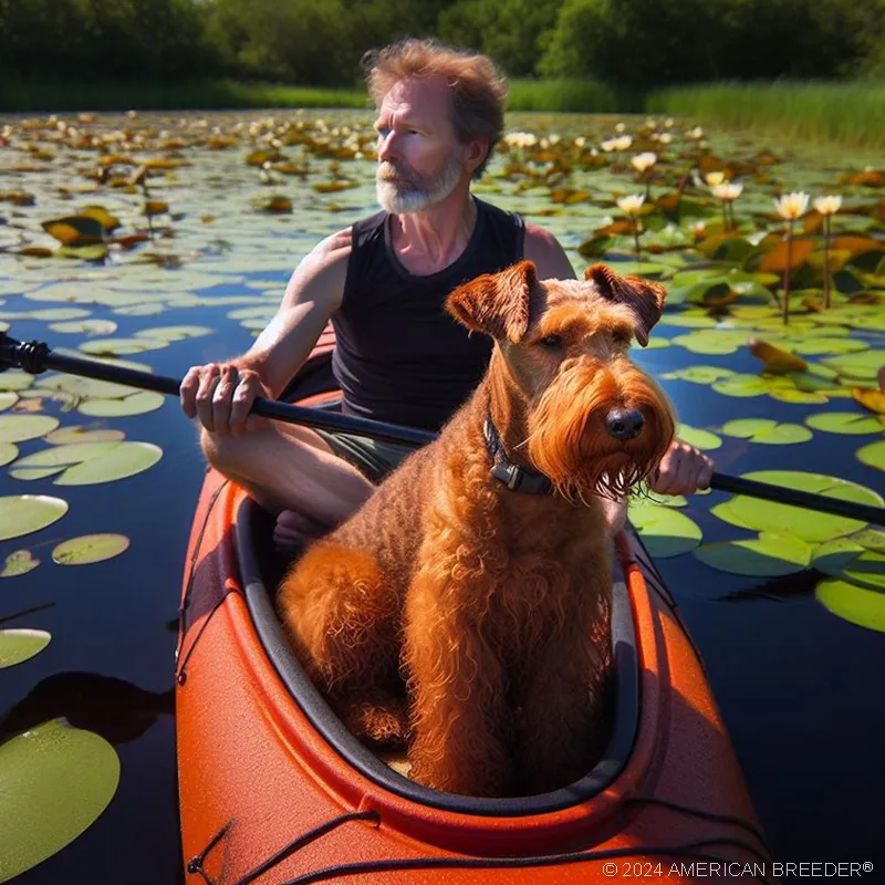 Terrier Dogs Irish Terrier Puppy 102508
