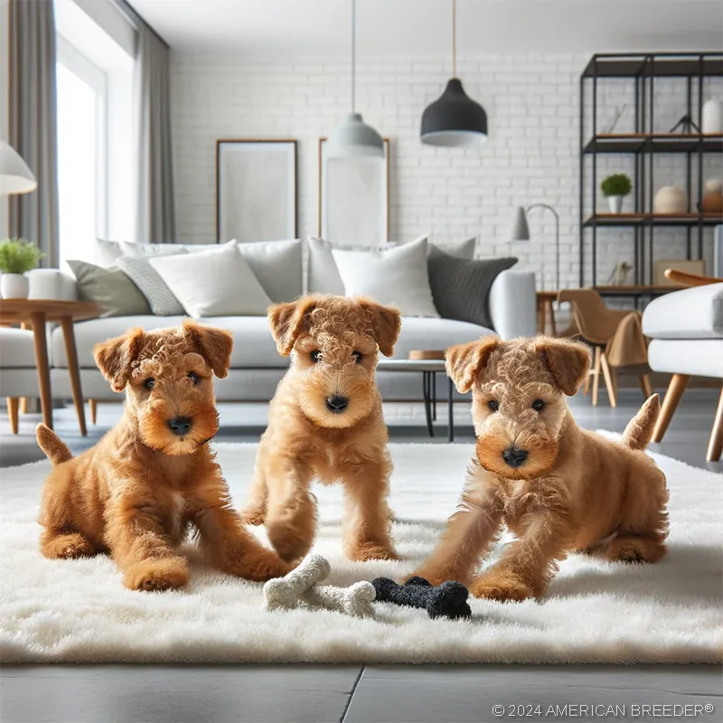 Terrier Dogs Lakeland Terrier Puppy 102542