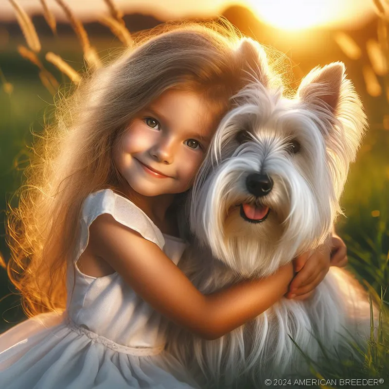 Terrier Dogs Skye Terrier Puppy 22652