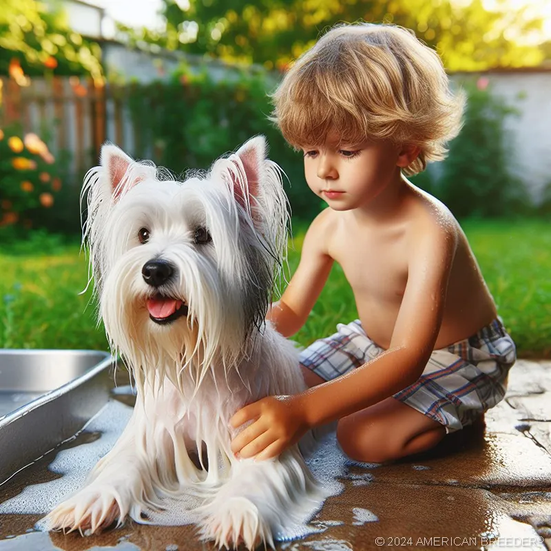 Terrier Dogs Skye Terrier Puppy 42654