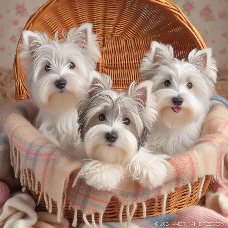 Terrier Dogs Skye Terrier Puppy 72657