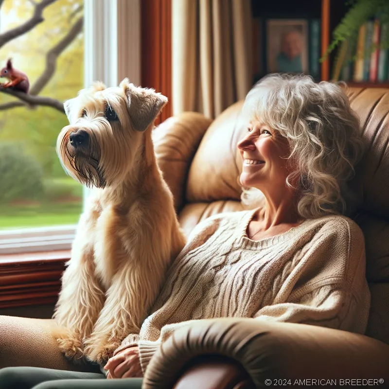 Terrier Dogs Soft Coated Wheaten Terrier Puppy 82677