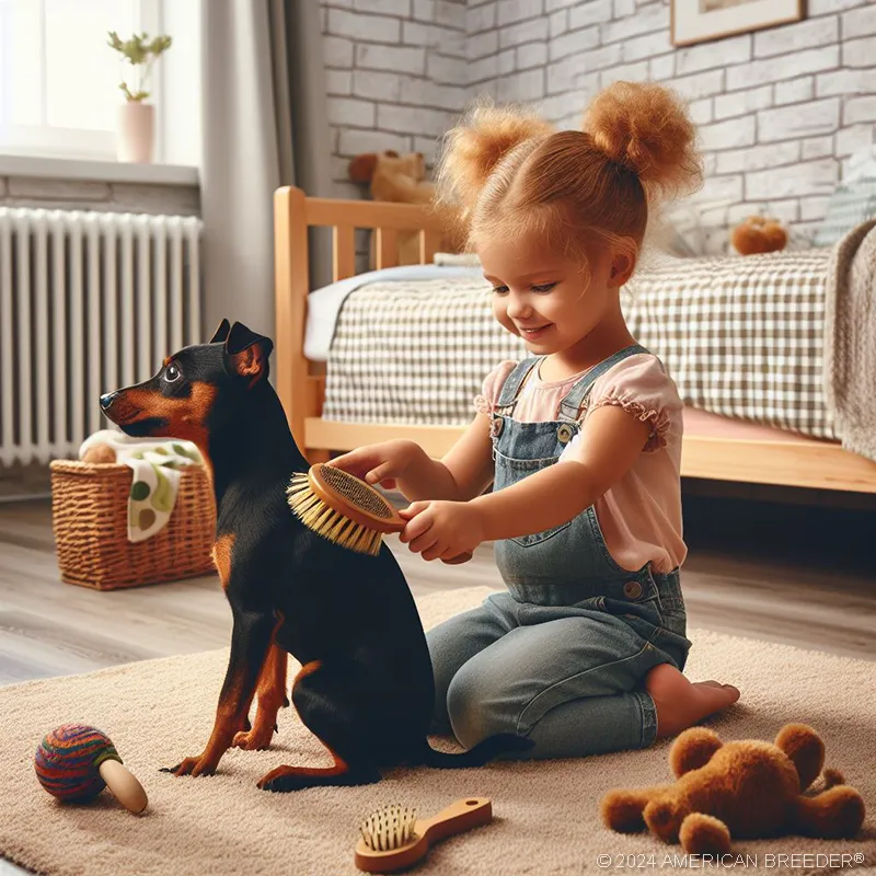 Terrier Dogs Standard Manchester Terrier Dog 52696