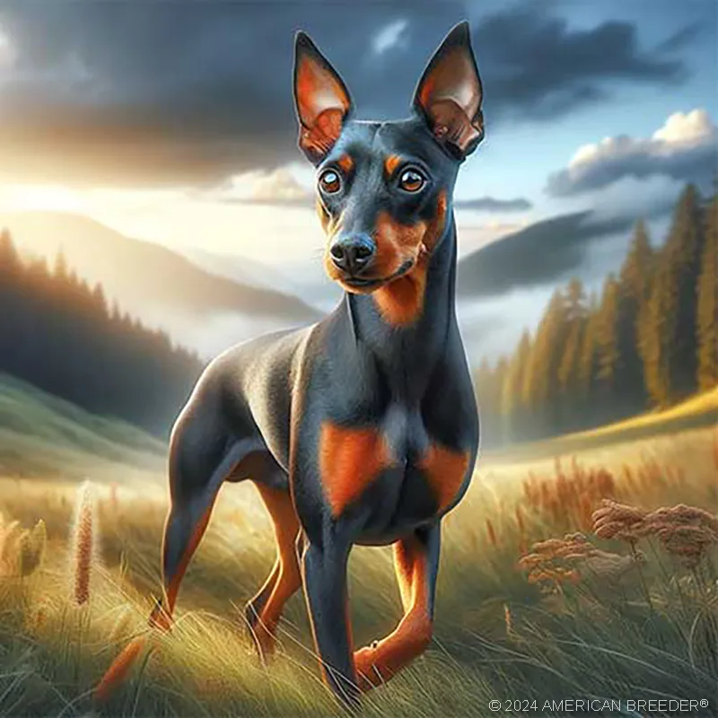 Terrier Dogs Standard Manchester Terrier Dog 92700