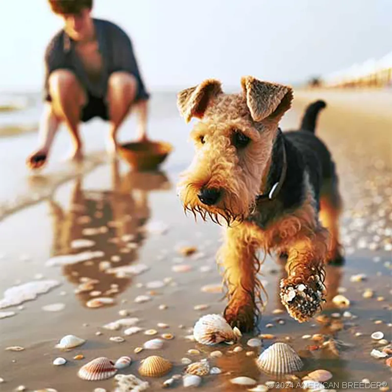 Terrier Dogs Welsh Terrier Puppy 72709