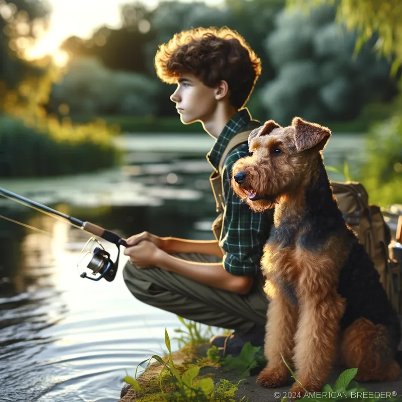 Terrier Dogs Welsh Terrier Puppy 92711