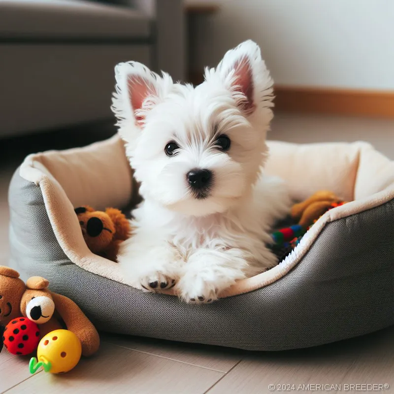 Terrier Dogs West Highland White Terrier Puppy 32717