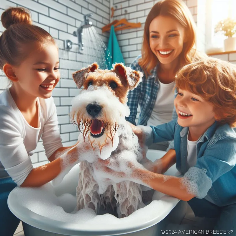 Terrier Dogs Wire Fox Terrier puppy 82736