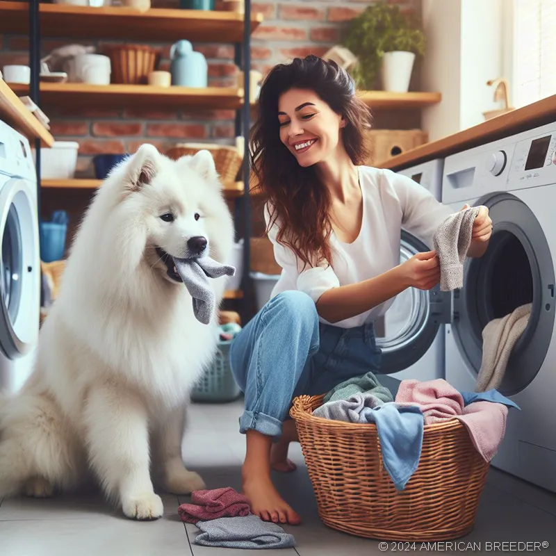 Working Dogs Samoyed Puppy 33346